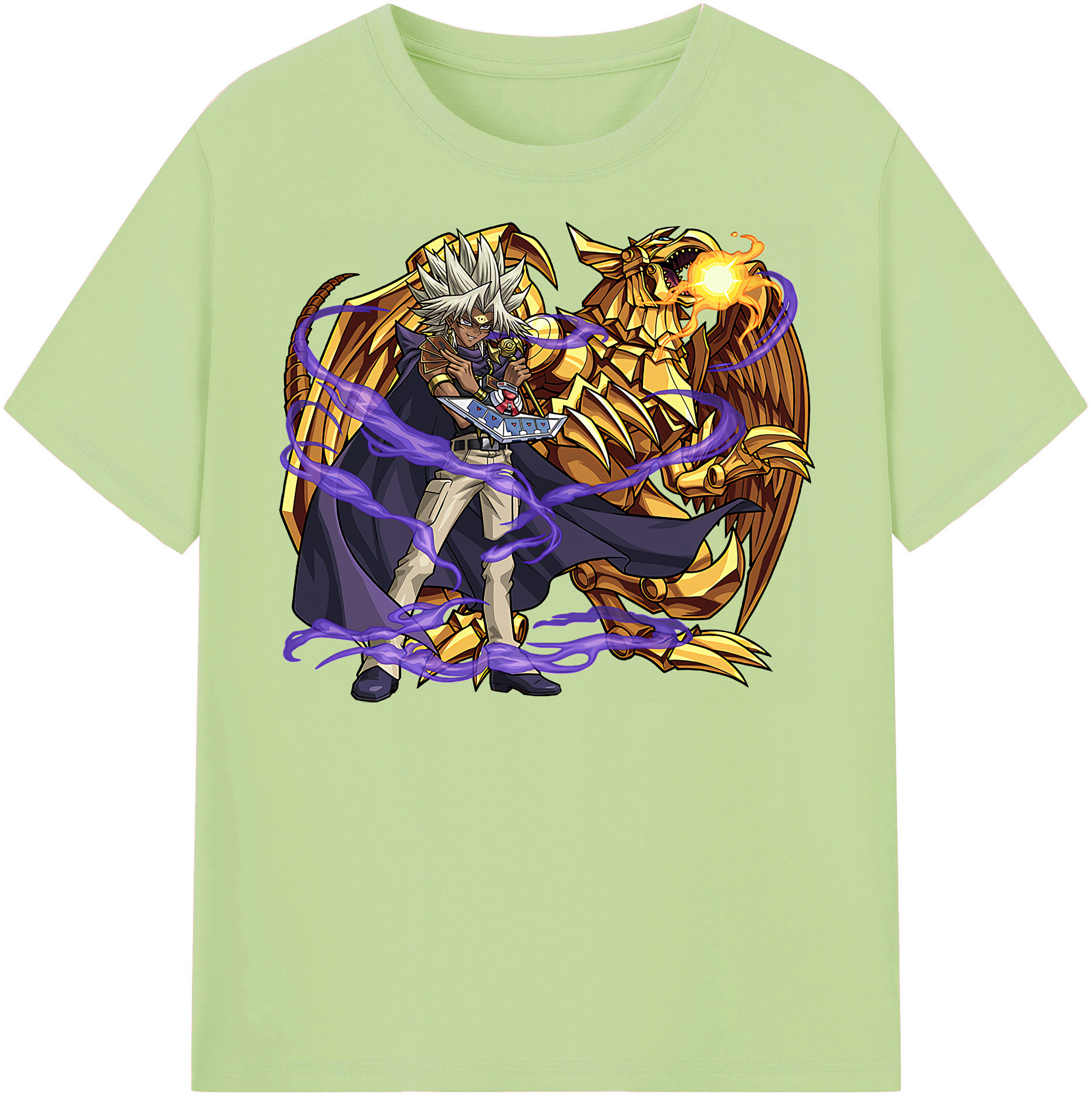 （画像用） 遊☆戯☆王 Yu-Gi-Oh! 綿100％半袖Tシャツ（フロントプリント）
